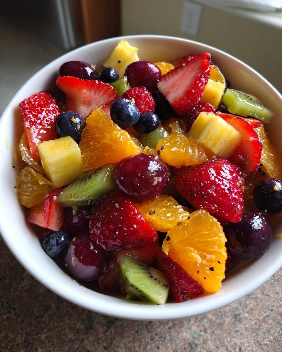 The BEST Fruit Salad with Citrus Dressing - detail 2