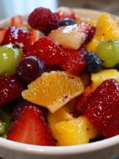 The BEST Fruit Salad with Citrus Dressing