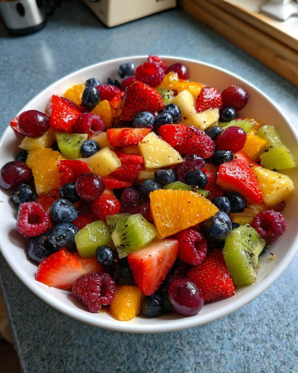 The BEST Fruit Salad with Citrus Dressing - detail 3