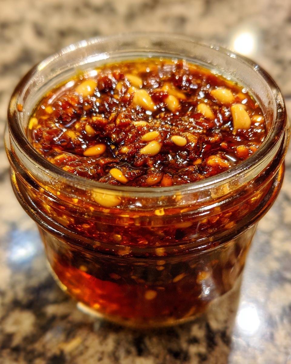 Traditional Homemade Salsa Macha - detail 1