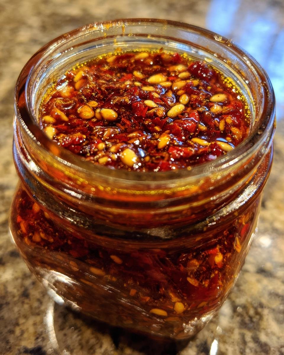 Traditional Homemade Salsa Macha - detail 2
