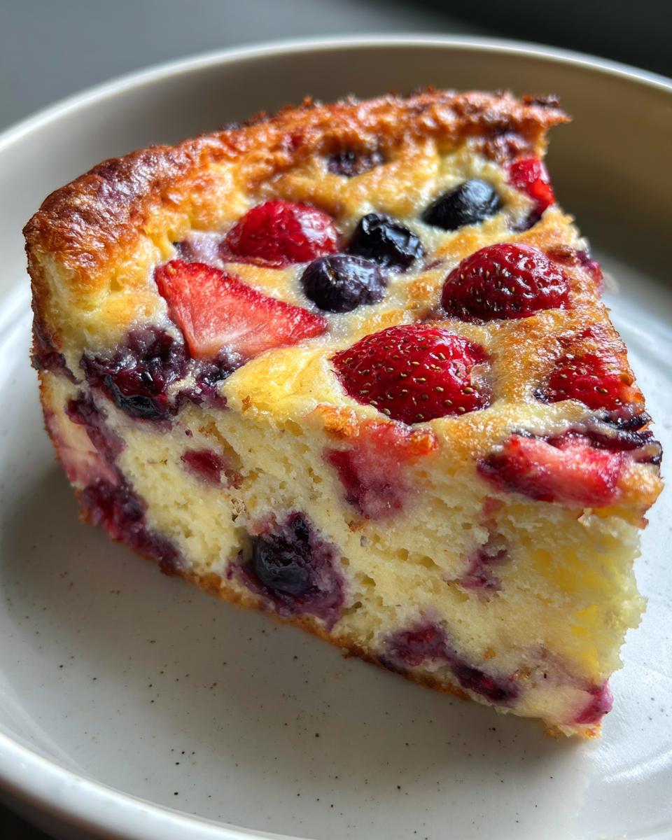 Triple Berry Cottage Cheese Bake - detail 1
