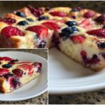 Triple Berry Cottage Cheese Bake