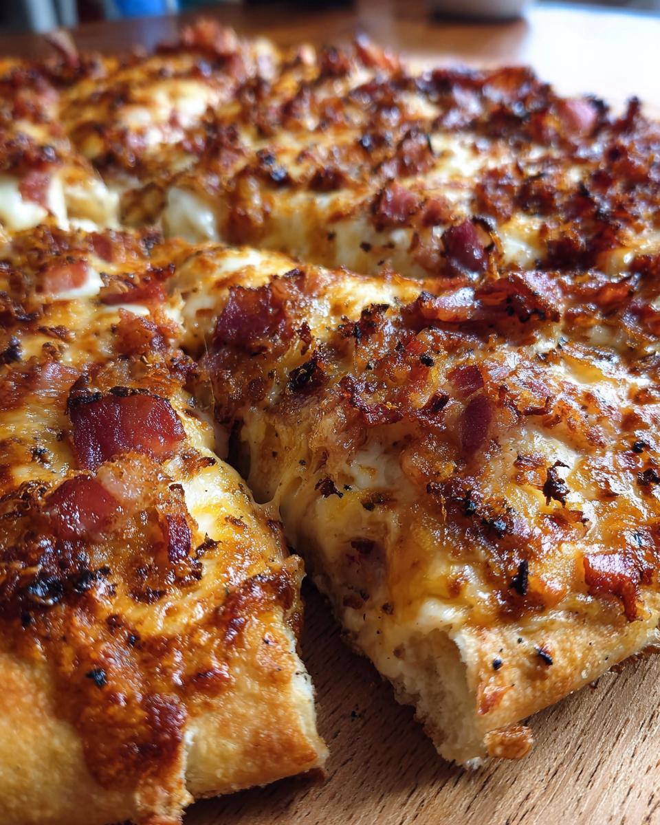 Barbecue Bacon Pizza for Halloween - detail 1