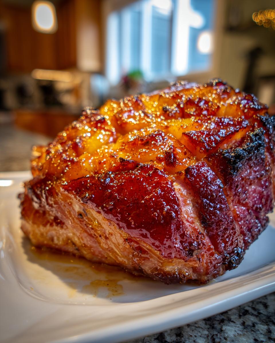 Brown Sugar Pineapple Ham Bake - detail 2