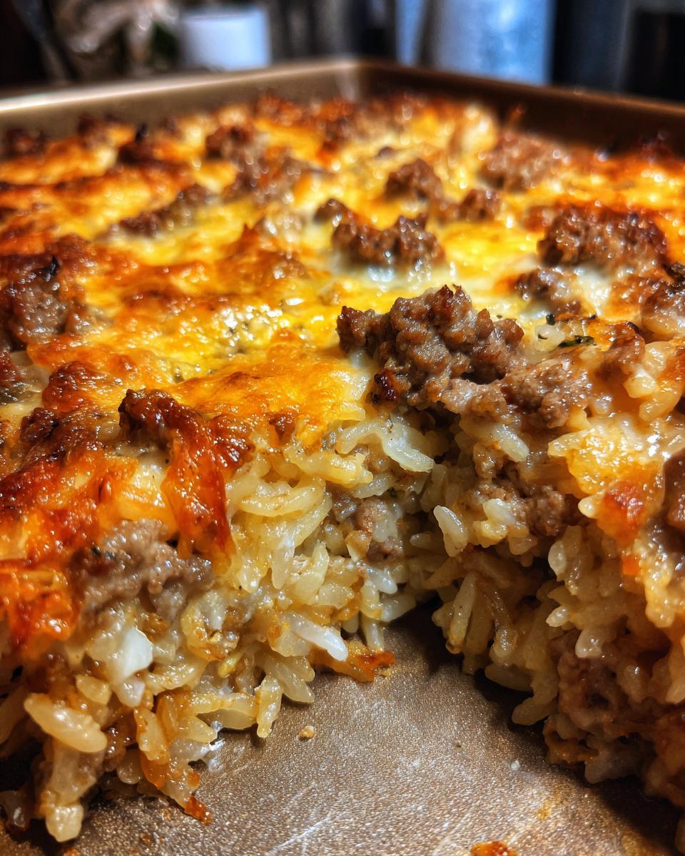 Cheesy Cabbage Beef Casserole - detail 2