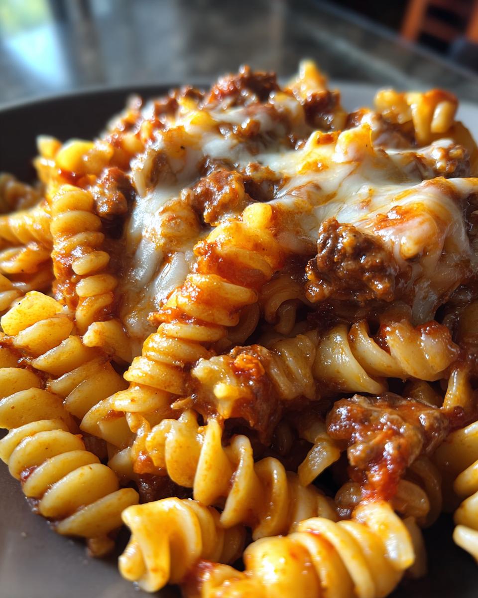 Cheesy Velveeta Rotini with Italian Beef Marinara - detail 3