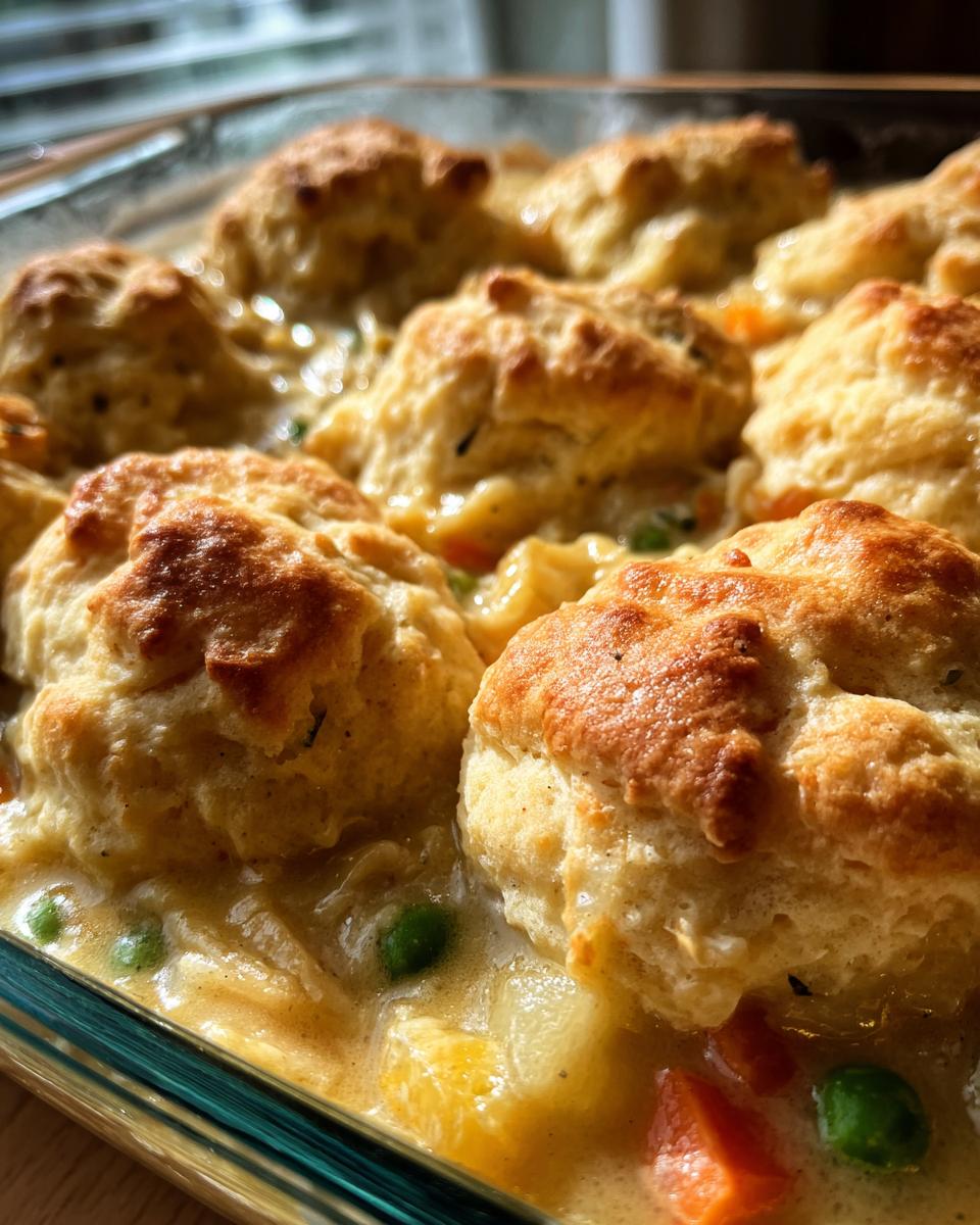 Chicken and Dumpling Casserole - detail 2