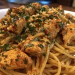 Creamy Cajun Chicken Spaghetti