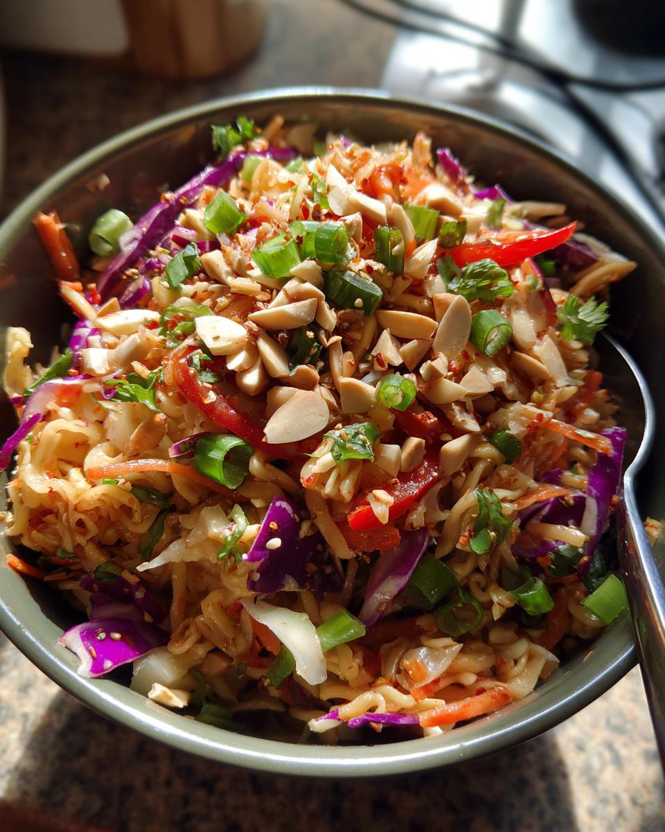 Crunchy Asian Ramen Salad - detail 2