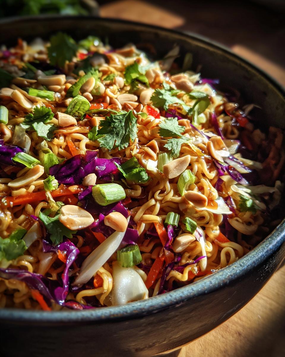 Crunchy Asian Ramen Salad - detail 3