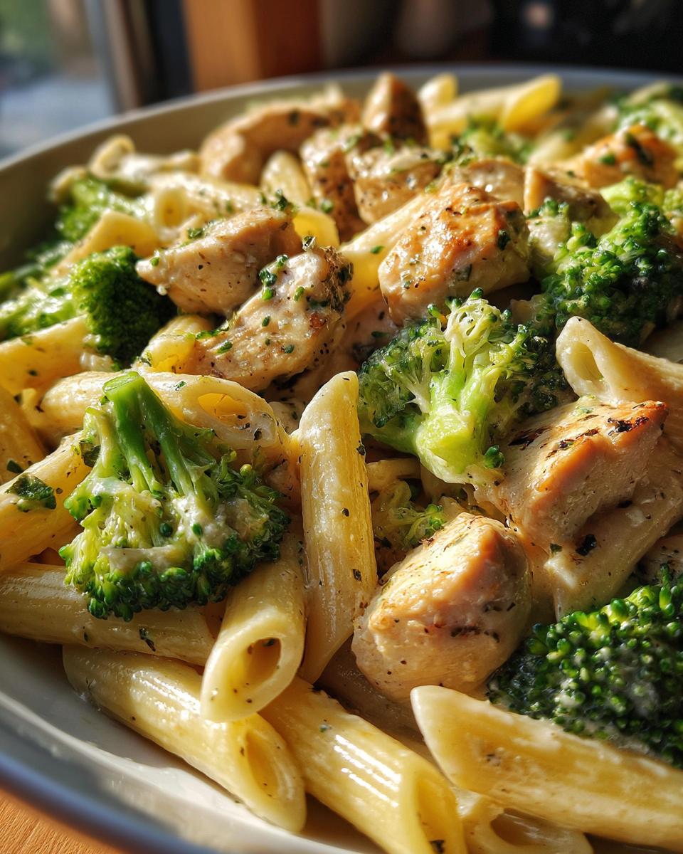 Easy Chicken and Broccoli Pasta - detail 3