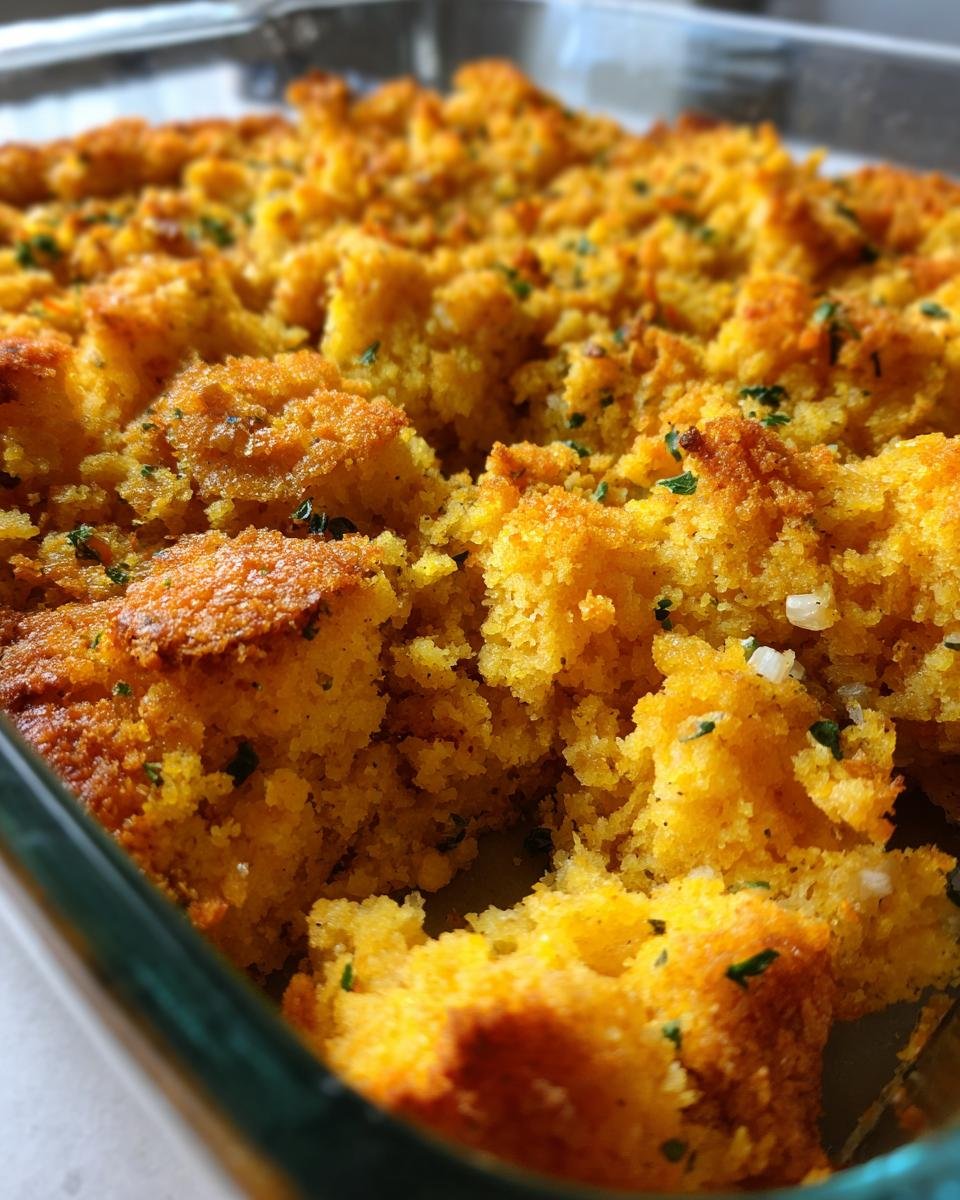 Mama's Cornbread Dressing - detail 1