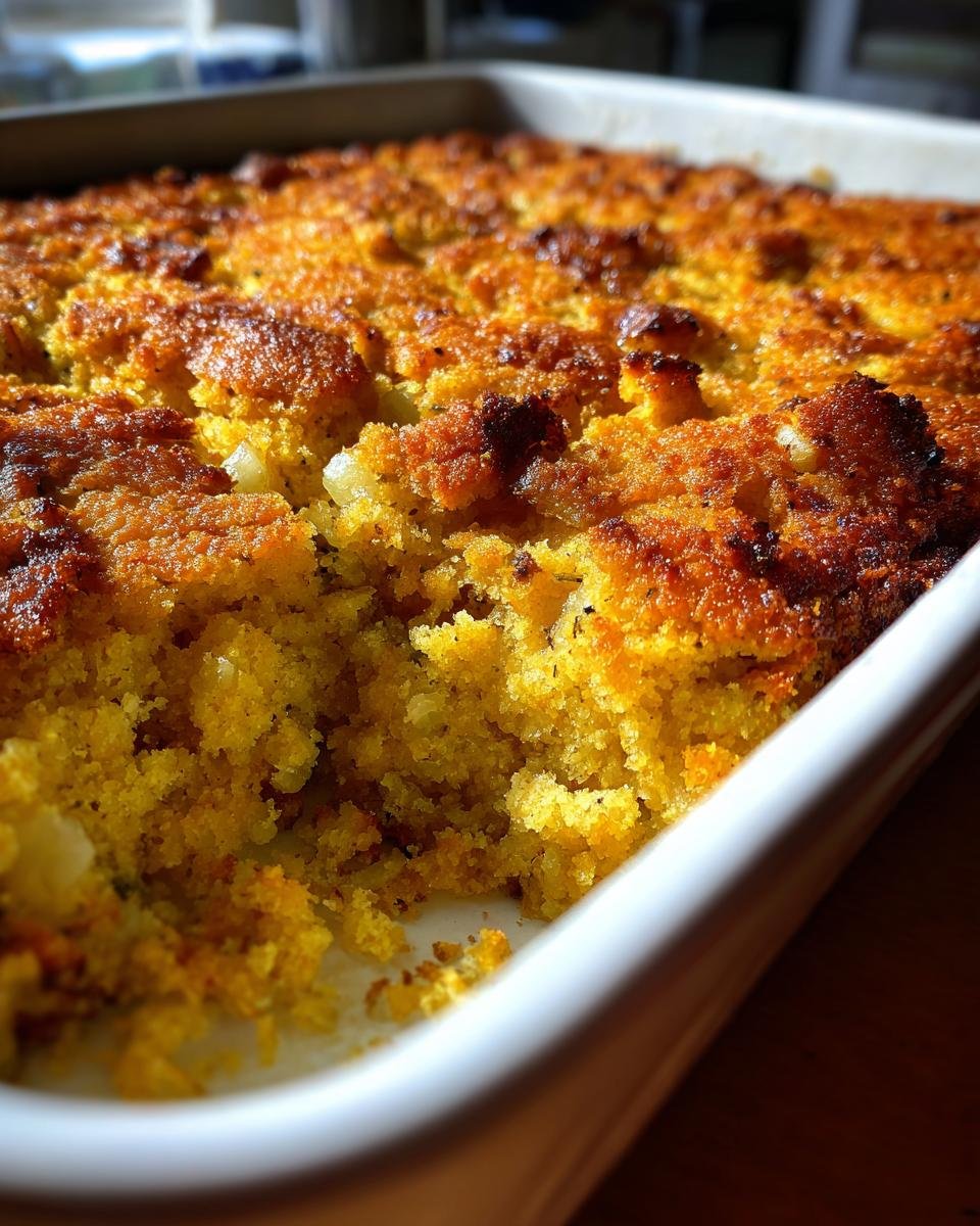 Mama's Cornbread Dressing - detail 3