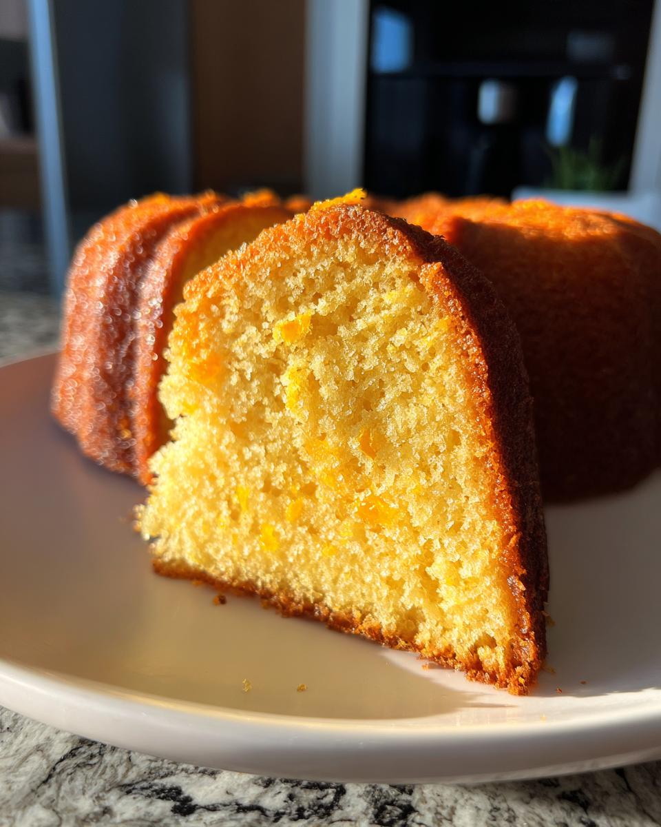 Mandarin Cake in a Blender - detail 1