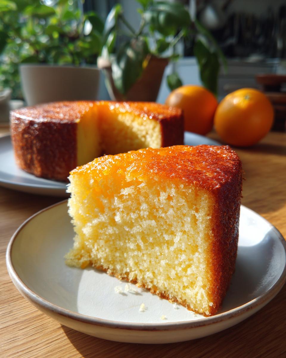 Mandarin Cake in a Blender - detail 3