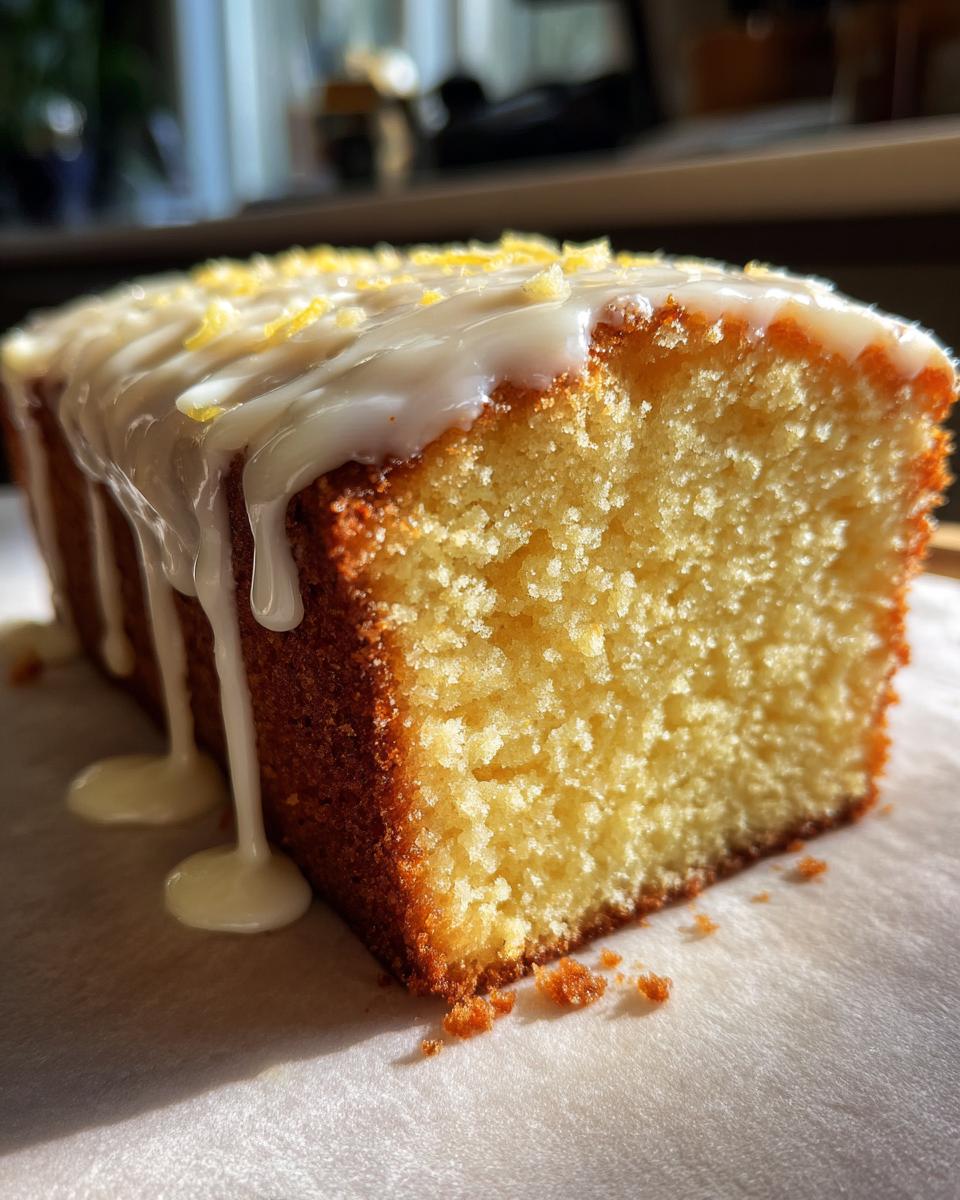 Million Dollar Pound Cake with Cream Cheese Glaze - detail 1