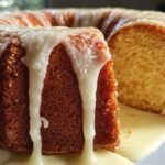 Million Dollar Pound Cake with Cream Cheese Glaze