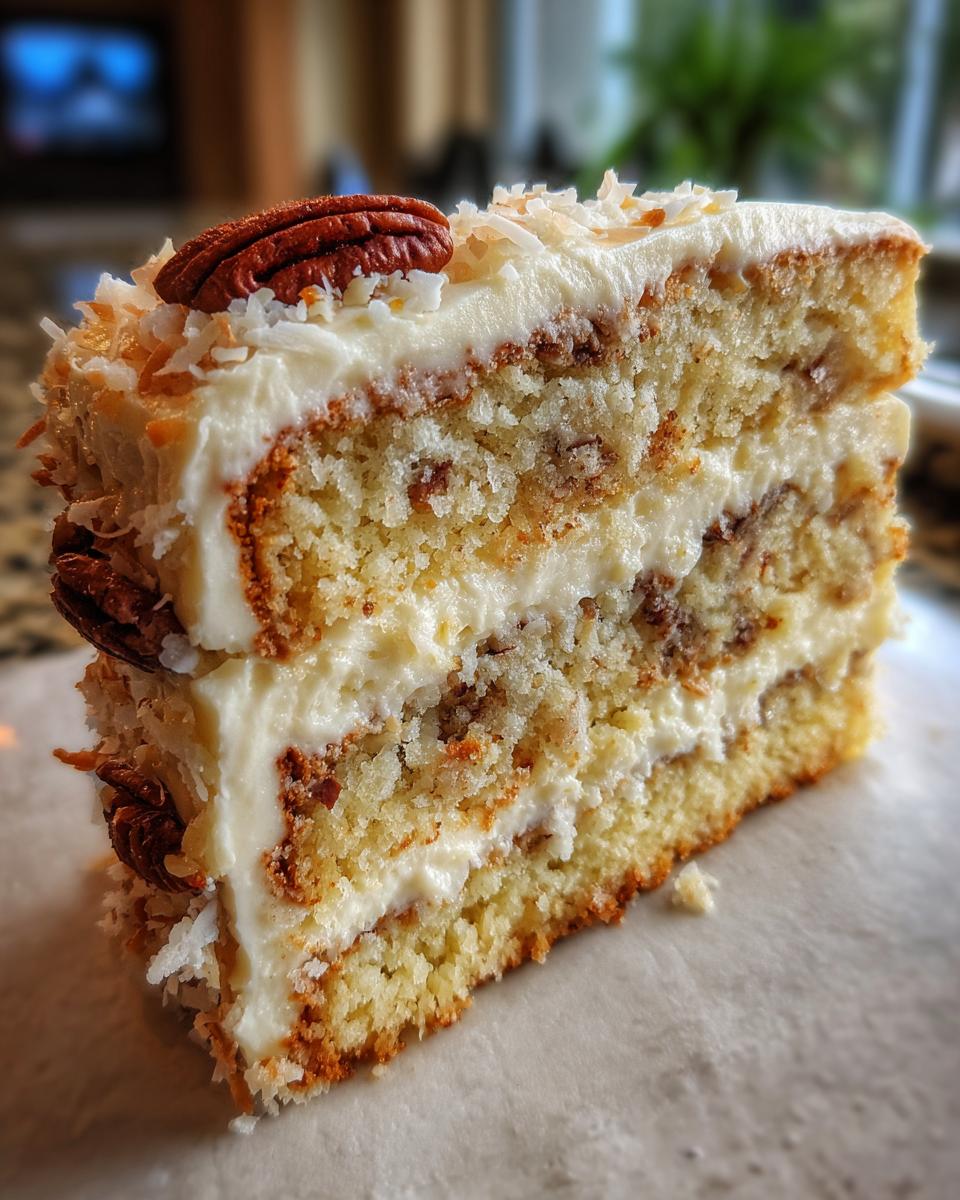 Moist Italian Cream Cake with Cream Cheese Frosting - detail 3