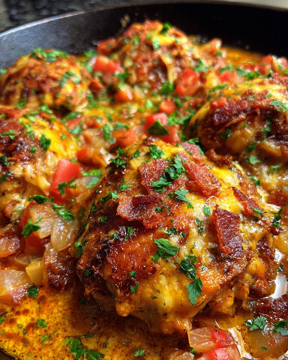 Sizzling Texas-Style Smothered Chicken with Jack Cheese - detail 2