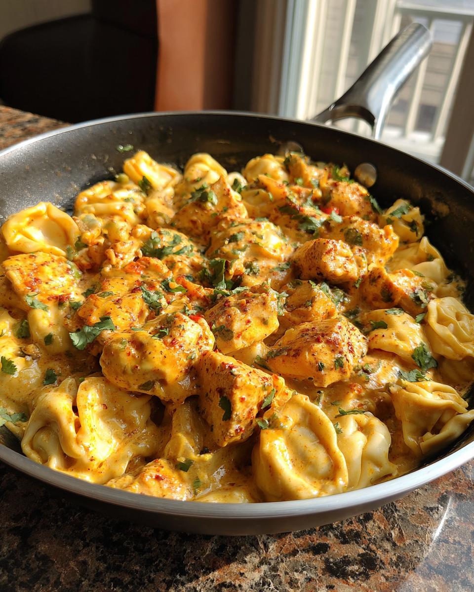 Spicy Southwest Ranch Chicken and Tortellini Skillet - detail 1