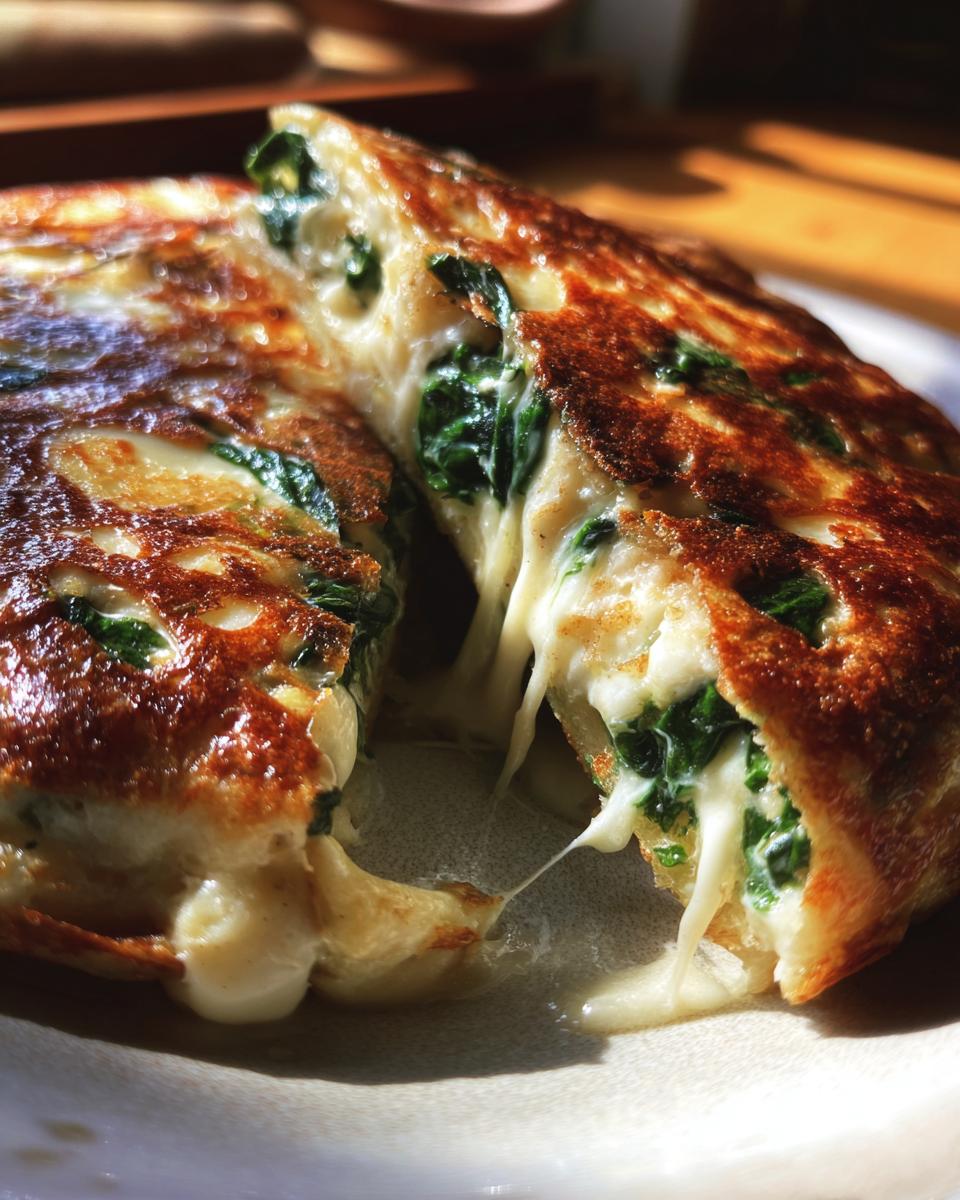 Spinach and Cheese Tortilla - detail 1