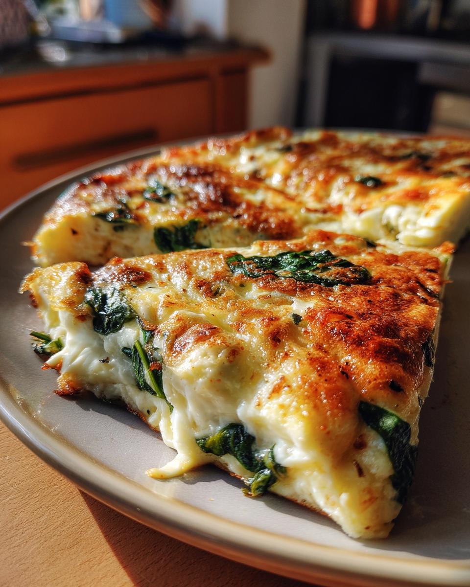Spinach and Cheese Tortilla - detail 2