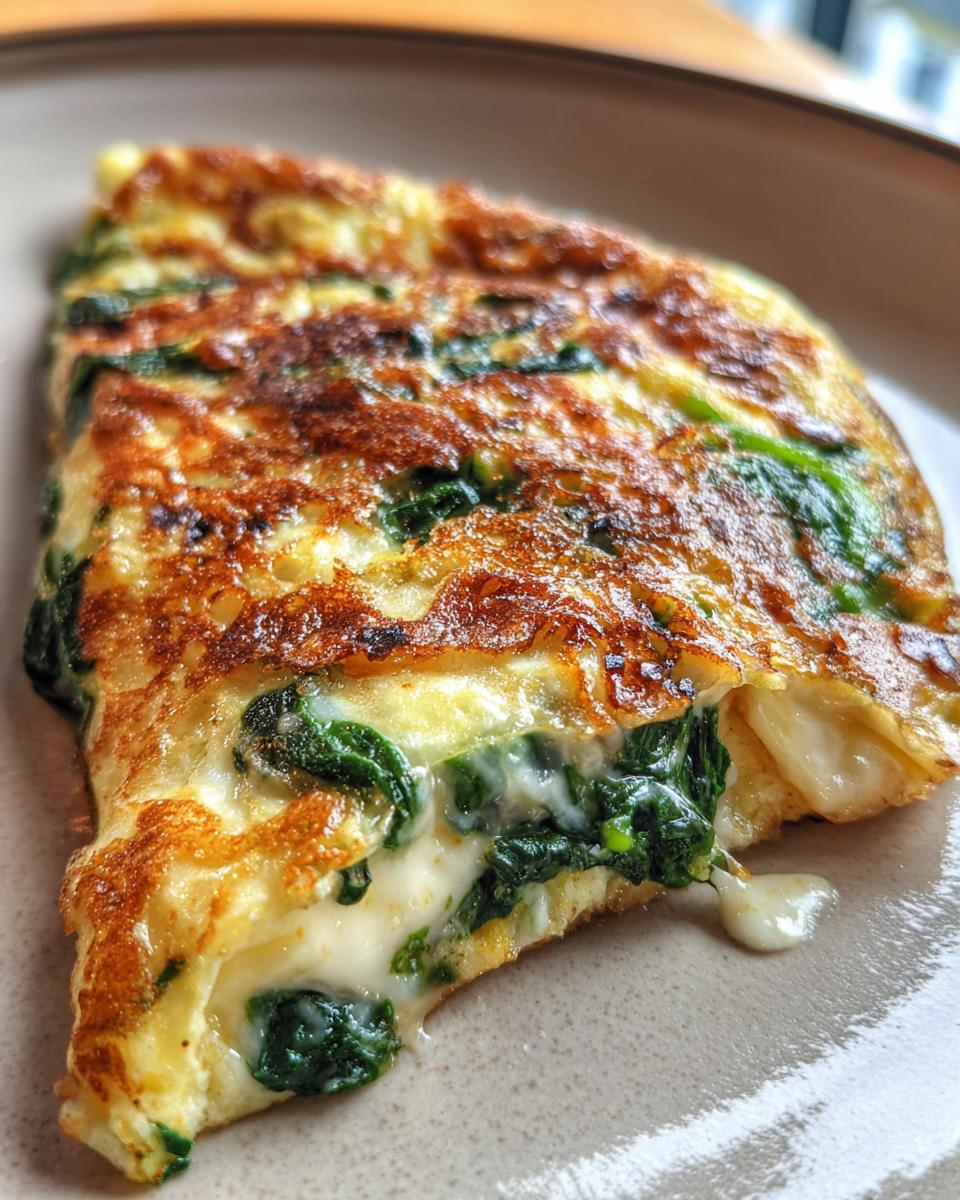 Spinach and Cheese Tortilla - detail 3