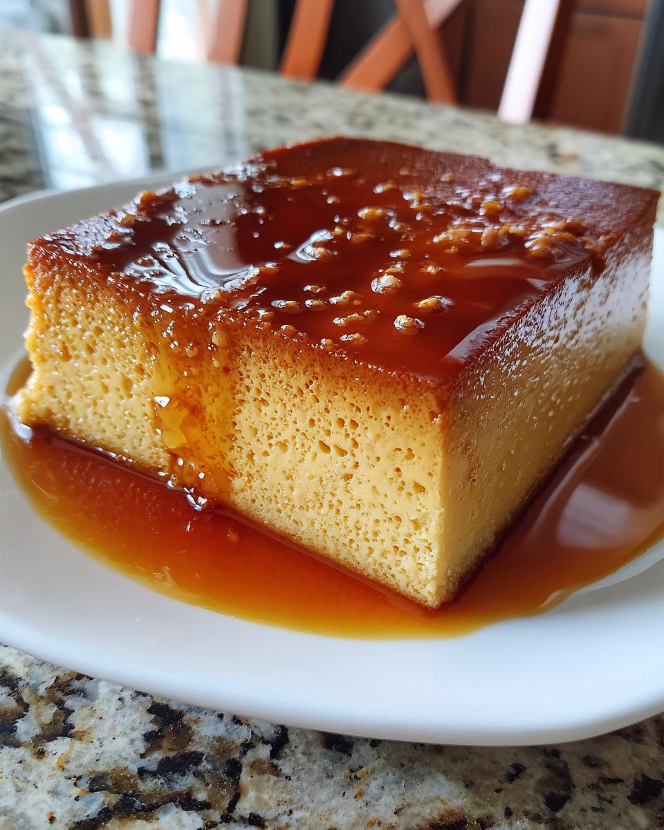 Traditional Homemade Flan Bars - detail 1