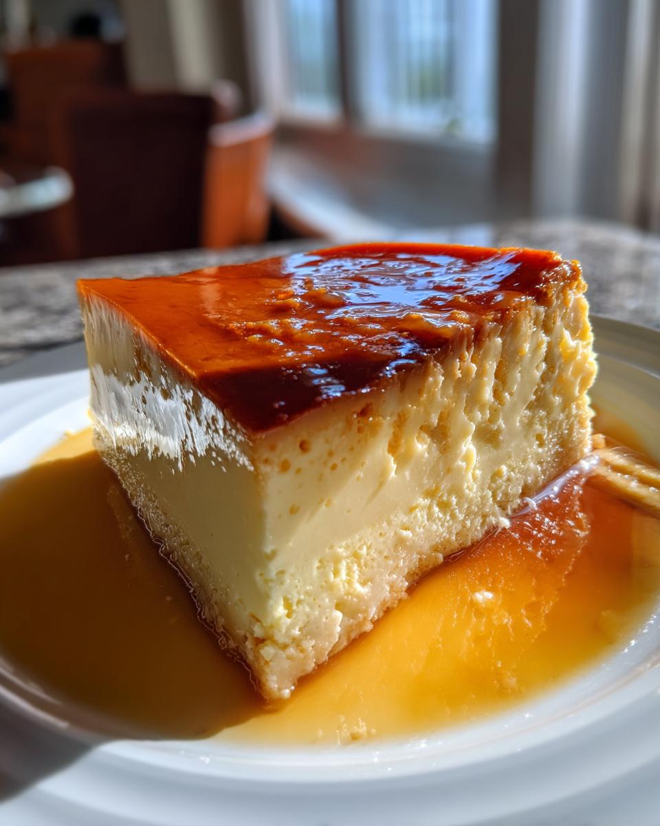 Traditional Homemade Flan Bars - detail 2