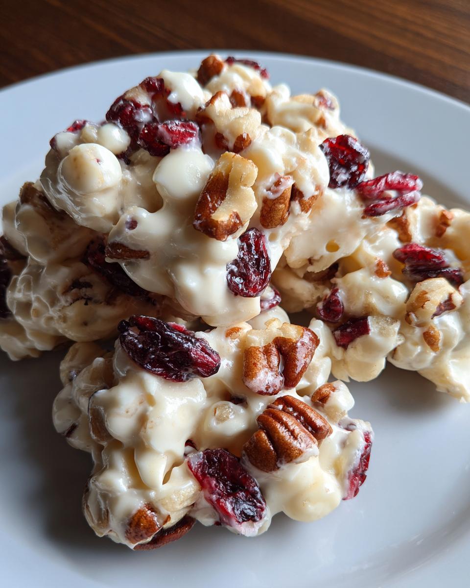 White Chocolate Cranberry Pecan Clusters - detail 3